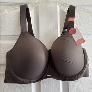 Cacique by Lane Bryant modern luxe lightly lined balconette bra NWT 46C